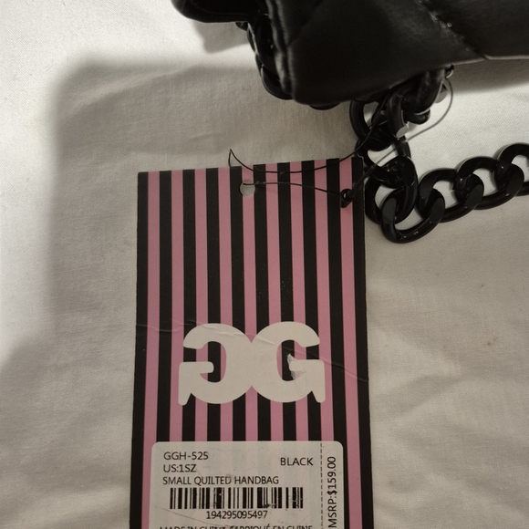 Gilda Paris Small Quilted Bag Black - Picture 6 of 6